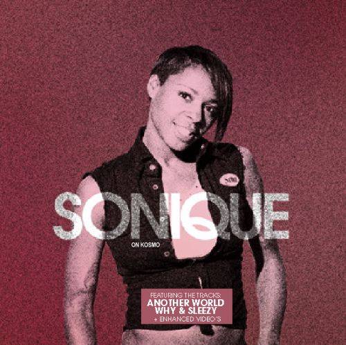 The original Sony/BMG album cover: Sonique - On Kosmo
